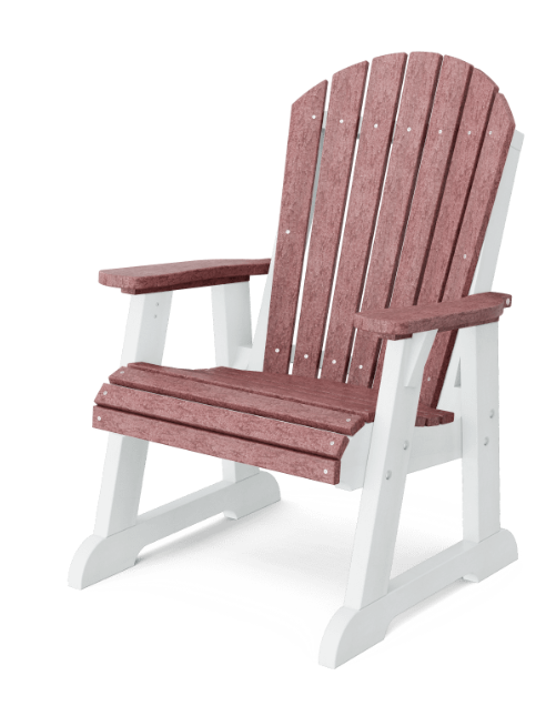 Wildridge Recycled Plastic Heritage Outdoor High Fan Back Chair - LEAD TIME TO SHIP 6 WEEKS OR LESS