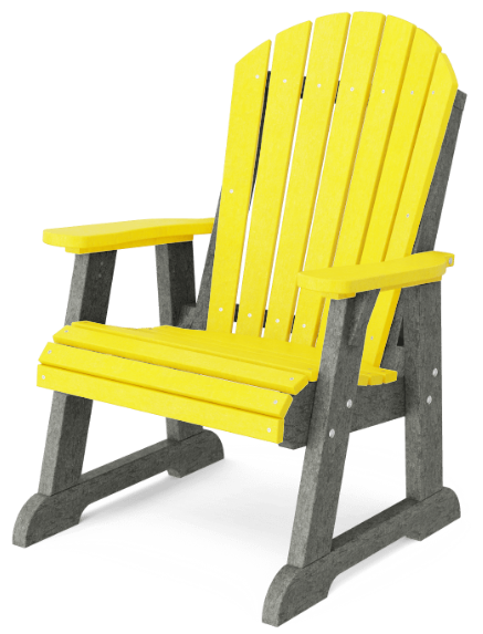 Wildridge Recycled Plastic Heritage Outdoor High Fan Back Chair - LEAD TIME TO SHIP 6 WEEKS OR LESS