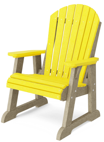 Wildridge Recycled Plastic Heritage Outdoor High Fan Back Chair - LEAD TIME TO SHIP 6 WEEKS OR LESS