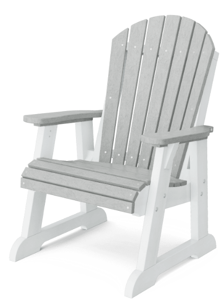 Wildridge Recycled Plastic Heritage Outdoor High Fan Back Chair - LEAD TIME TO SHIP 6 WEEKS OR LESS