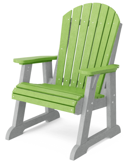 Wildridge Recycled Plastic Heritage Outdoor High Fan Back Chair - LEAD TIME TO SHIP 6 WEEKS OR LESS