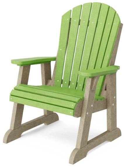 Wildridge Recycled Plastic Heritage Outdoor High Fan Back Chair - LEAD TIME TO SHIP 6 WEEKS OR LESS