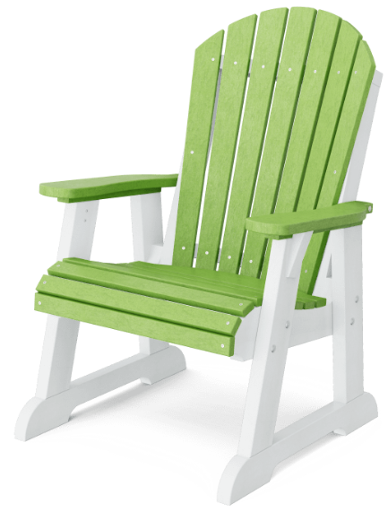 Wildridge Recycled Plastic Heritage Outdoor High Fan Back Chair - LEAD TIME TO SHIP 6 WEEKS OR LESS