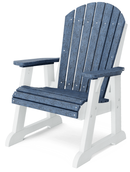 Wildridge Recycled Plastic Heritage Outdoor High Fan Back Chair - LEAD TIME TO SHIP 6 WEEKS OR LESS