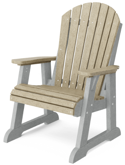 Wildridge Recycled Plastic Heritage Outdoor High Fan Back Chair - LEAD TIME TO SHIP 6 WEEKS OR LESS