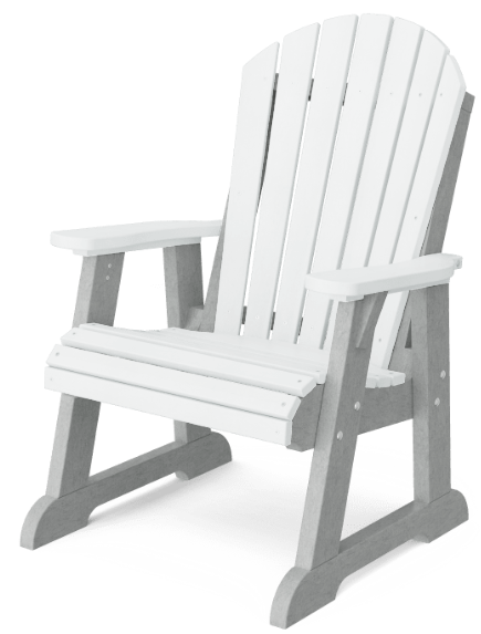 Wildridge Recycled Plastic Heritage Outdoor High Fan Back Chair - LEAD TIME TO SHIP 6 WEEKS OR LESS