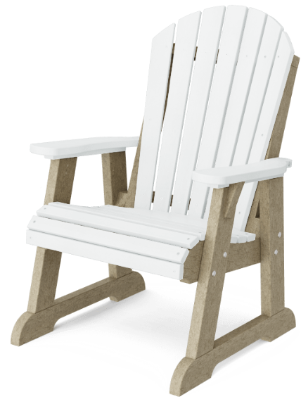 Wildridge Recycled Plastic Heritage Outdoor High Fan Back Chair - LEAD TIME TO SHIP 6 WEEKS OR LESS