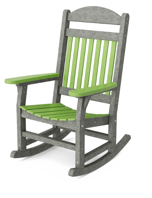 Wildridge Recycled Plastic Heritage Traditional  Rocking Chair - LEAD TIME TO SHIP 6 WEEKS OR LESS