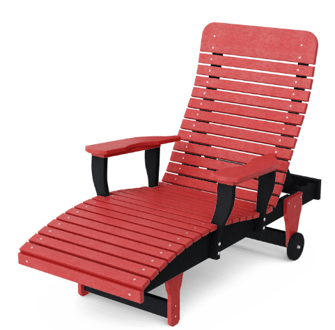 Wildridge Recycled Plastic Heritage Chaise Lounge - LEAD TIME TO SHIP 10 BUSINESS DAYS OR LESS