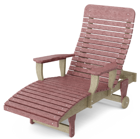 Wildridge Recycled Plastic Heritage Chaise Lounge - LEAD TIME TO SHIP 6 WEEKS OR LESS