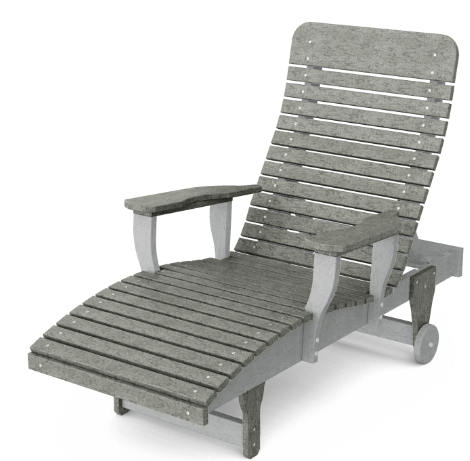 Wildridge Recycled Plastic Heritage Chaise Lounge - LEAD TIME TO SHIP 6 WEEKS OR LESS