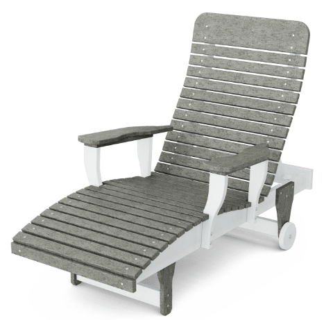 Wildridge Recycled Plastic Heritage Chaise Lounge - LEAD TIME TO SHIP 6 WEEKS OR LESS