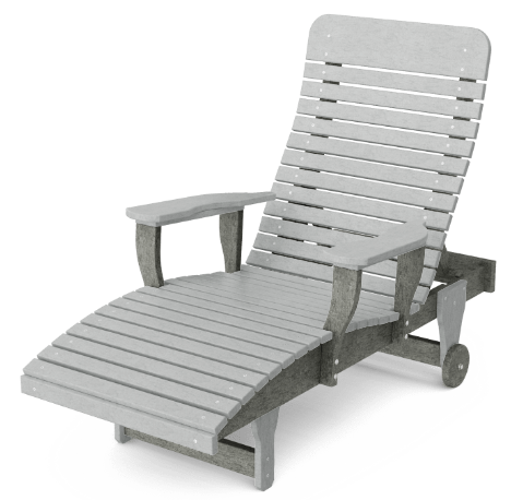 Wildridge Recycled Plastic Heritage Chaise Lounge - LEAD TIME TO SHIP 6 WEEKS OR LESS