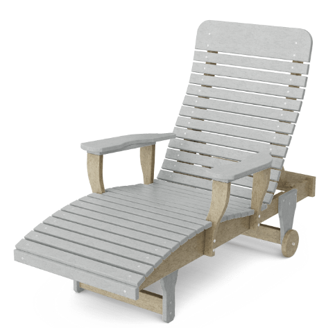 Wildridge Recycled Plastic Heritage Chaise Lounge - LEAD TIME TO SHIP 6 WEEKS OR LESS