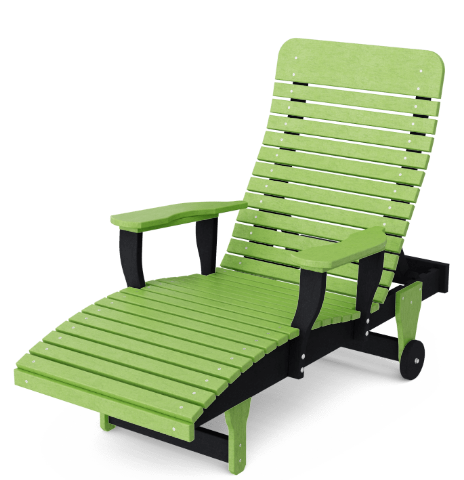 Wildridge Recycled Plastic Heritage Chaise Lounge - LEAD TIME TO SHIP 10 BUSINESS DAYS OR LESS