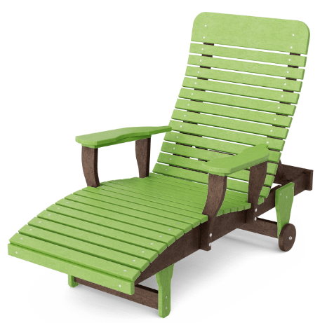 Wildridge Recycled Plastic Heritage Chaise Lounge - LEAD TIME TO SHIP 6 WEEKS OR LESS