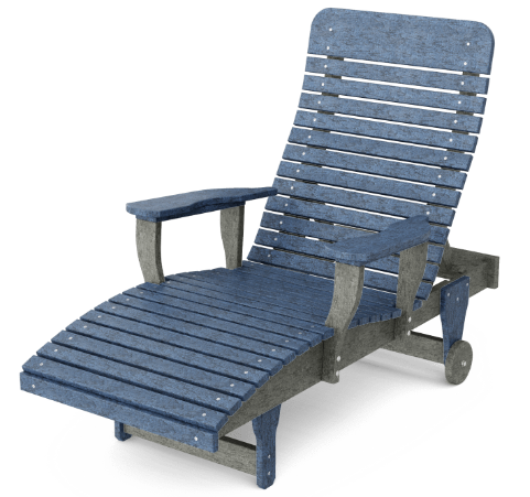 Wildridge Recycled Plastic Heritage Chaise Lounge - LEAD TIME TO SHIP 6 WEEKS OR LESS