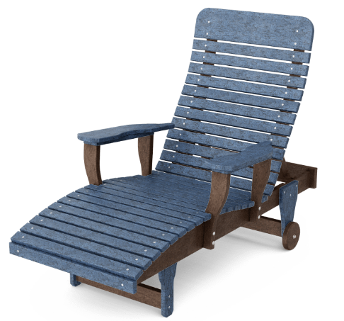 Wildridge Recycled Plastic Heritage Chaise Lounge - LEAD TIME TO SHIP 6 WEEKS OR LESS