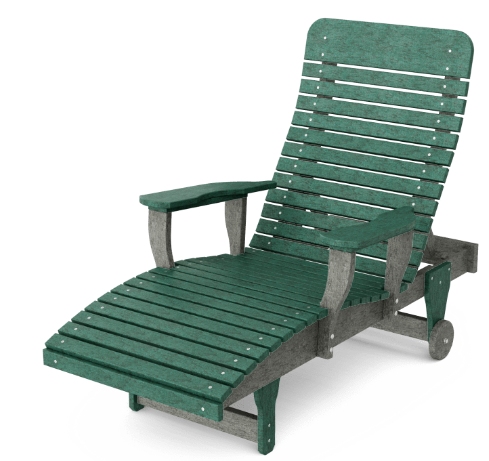 Wildridge Recycled Plastic Heritage Chaise Lounge - LEAD TIME TO SHIP 6 WEEKS OR LESS