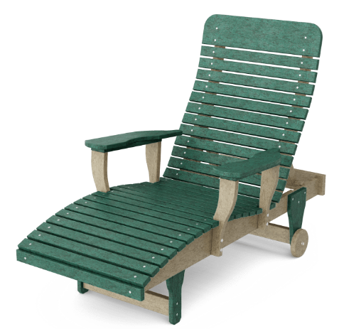 Wildridge Recycled Plastic Heritage Chaise Lounge - LEAD TIME TO SHIP 6 WEEKS OR LESS