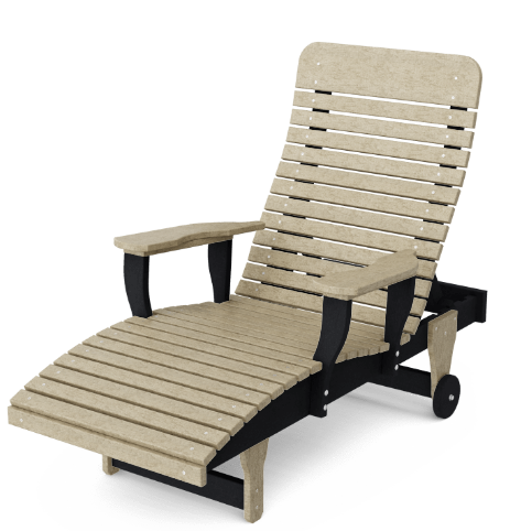 Wildridge Recycled Plastic Heritage Chaise Lounge - LEAD TIME TO SHIP 6 WEEKS OR LESS