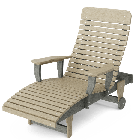 Wildridge Recycled Plastic Heritage Chaise Lounge - LEAD TIME TO SHIP 6 WEEKS OR LESS