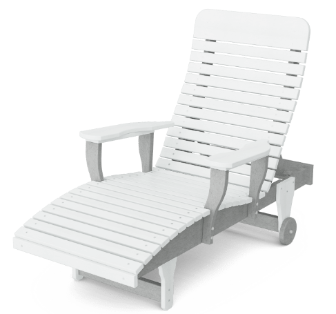 Wildridge Recycled Plastic Heritage Chaise Lounge - LEAD TIME TO SHIP 6 WEEKS OR LESS