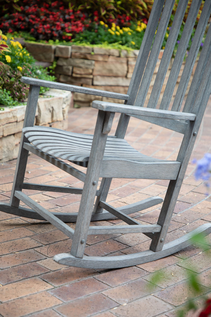 Claytor folding discount eucalyptus outdoor rocker