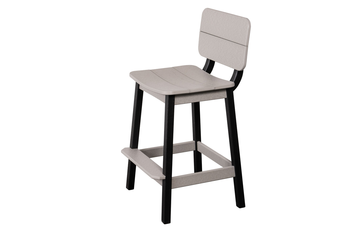 Beaver Dam Woodworks Surf-Aira Saddle Bar Stool w/ Back - LEAD TIME TO SHIP 3 WEEKS OR LESS