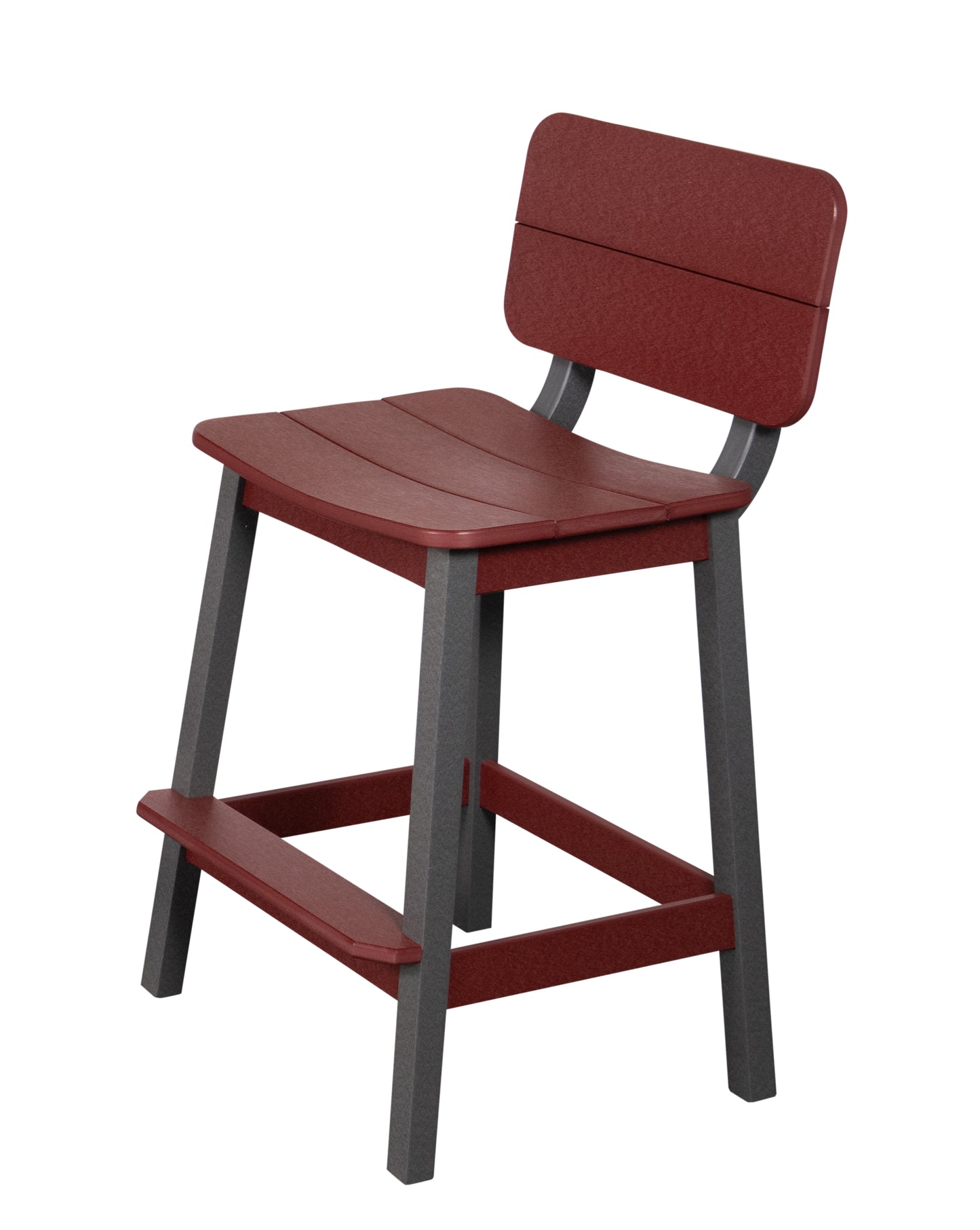 Beaver Dam Woodworks Surf-Aira Saddle Bar Stool w/ Back - LEAD TIME TO SHIP 3 WEEKS OR LESS