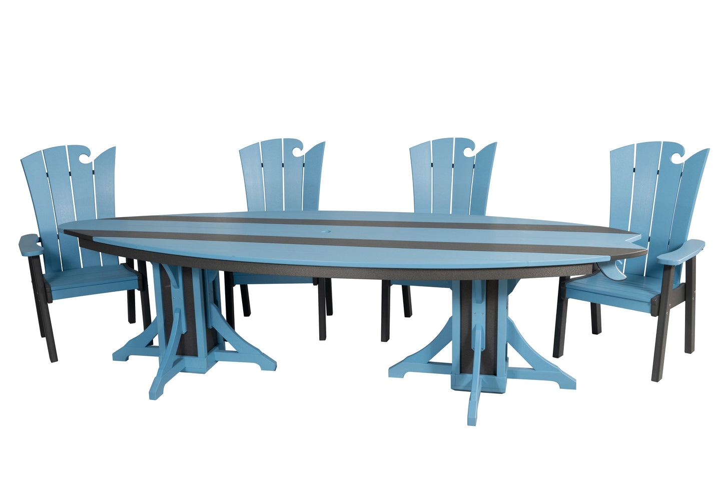 Beaver Dam Woodworks 10' Surf-Aira 5 Piece Dining Set - LEAD TIME TO SHIP 4 WEEKS OR LESS