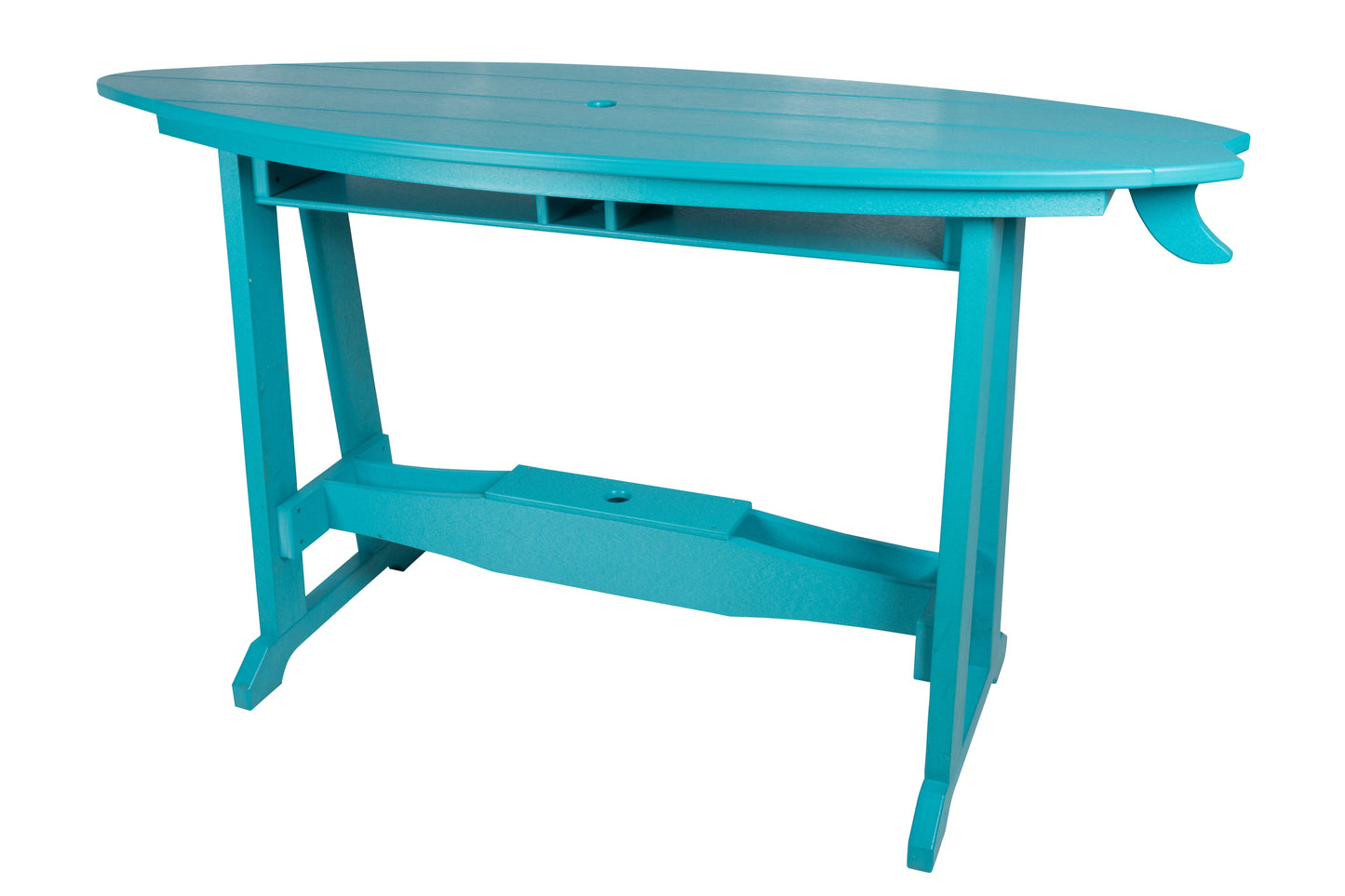 Beaver Dam Woodworks 6' Surf-Aira Bar Table - BAR HEIGHT  (ALL COLORS)