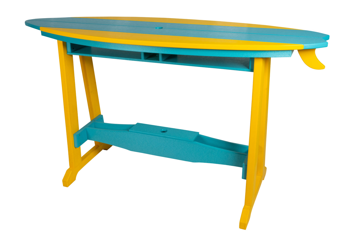 Beaver Dam Woodworks 6' Surf-Aira Bar Table - BAR HEIGHT  (ALL COLORS)