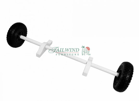 Tailwind Furniture Recycled Plastic  HSWH-565  Lifeguard Chair Hard Surface Wheel Kit universal for all Officials / Lifeguard Chairs