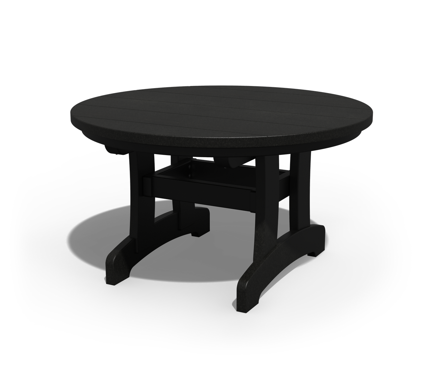 Patiova Recycled Plastic Round Coffee Table - LEAD TIME TO SHIP 4 WEEKS