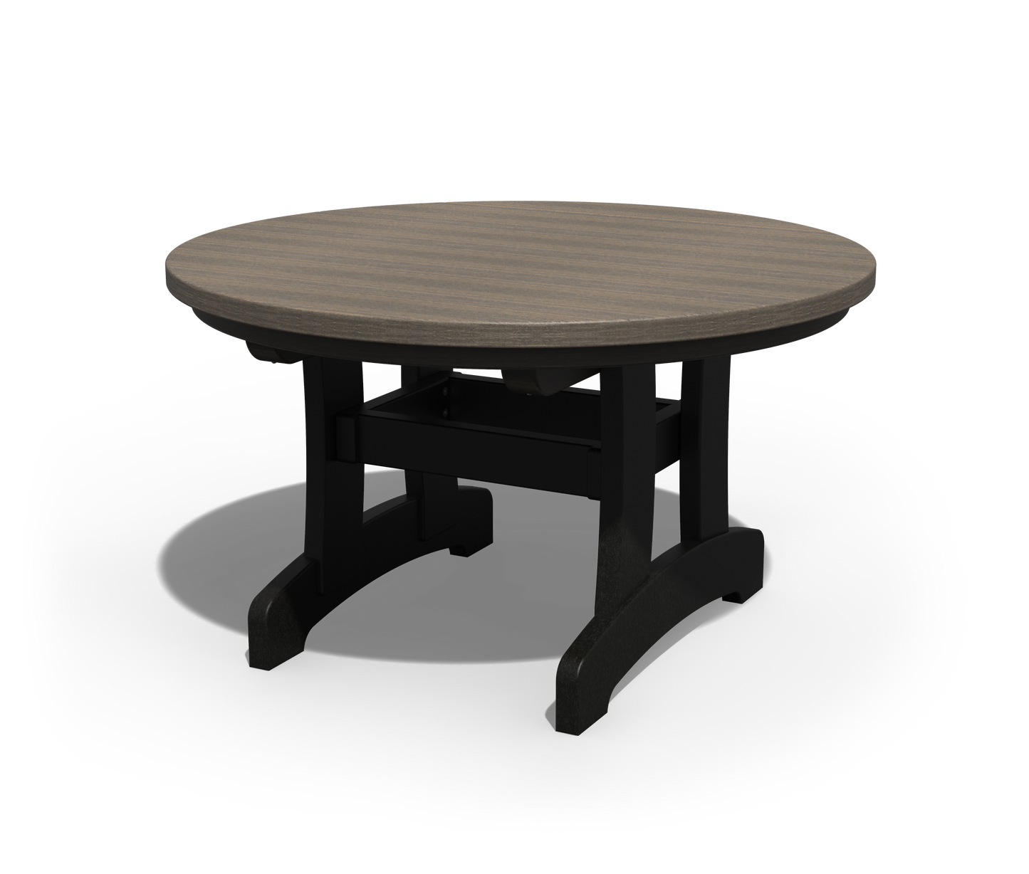 Patiova Recycled Plastic Round Coffee Table - LEAD TIME TO SHIP 4 WEEKS