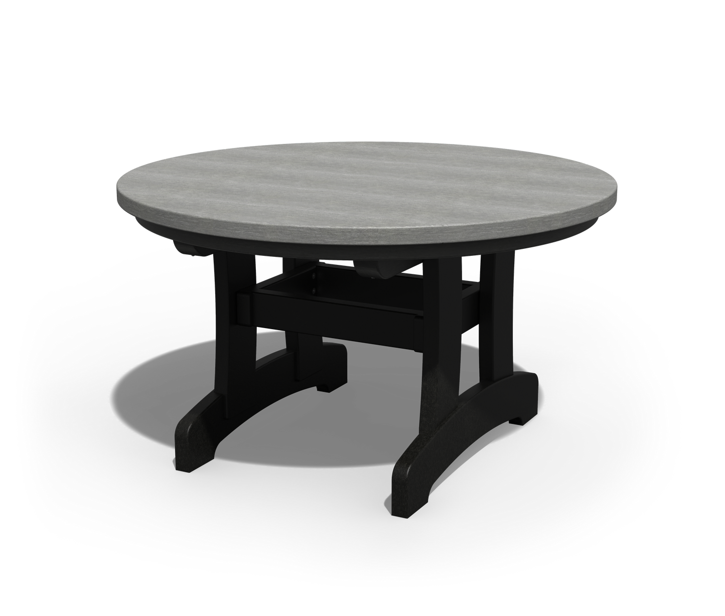 Patiova Recycled Plastic Round Coffee Table - LEAD TIME TO SHIP 4 WEEKS