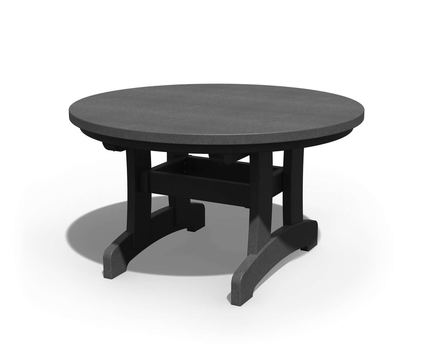 Patiova Recycled Plastic Round Coffee Table - LEAD TIME TO SHIP 4 WEEKS