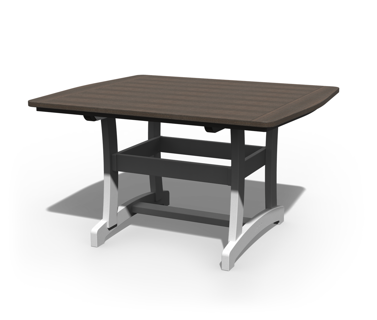 Patiova Recycled Plastic 4'x4' Legacy Dining Table - LEAD TIME TO SHIP 4 WEEKS