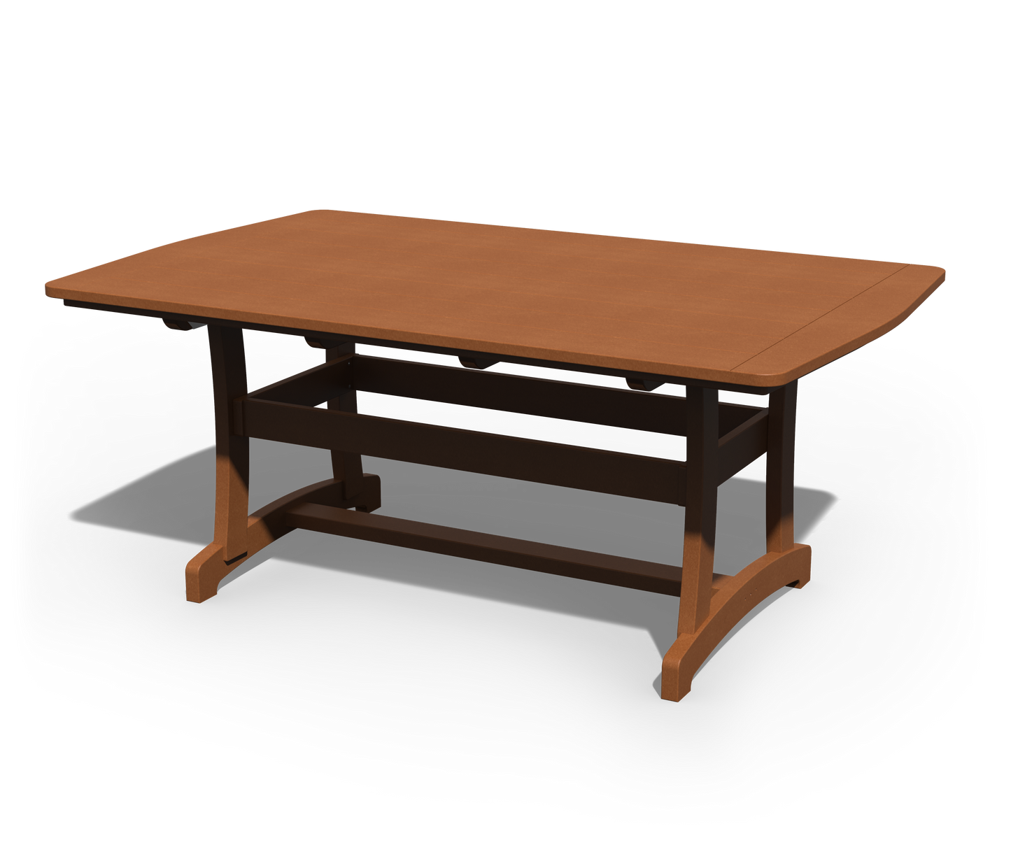 Patiova Recycled Plastic 4'x6' Legacy Dining Table - LEAD TIME TO SHIP 4 WEEKS