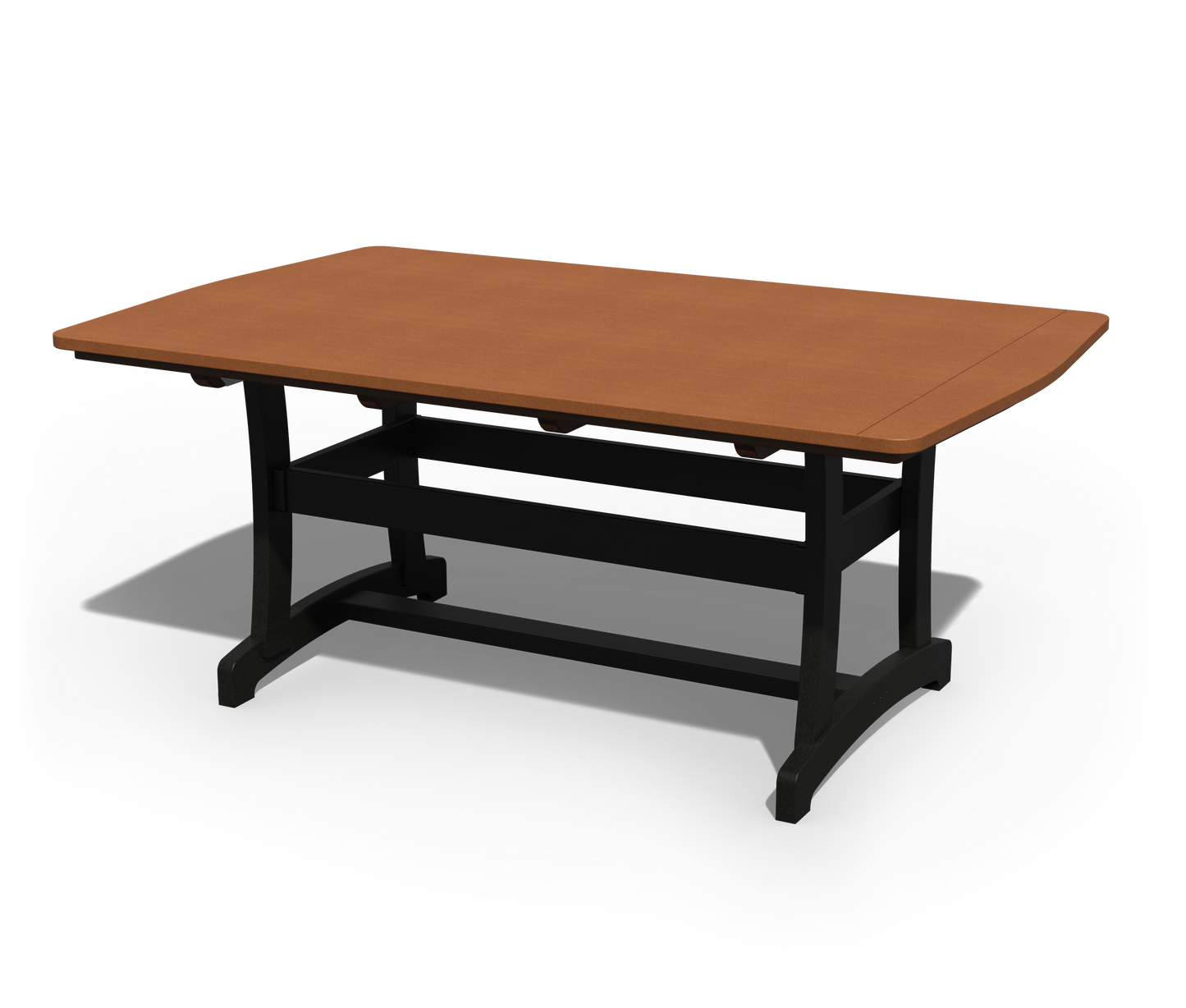 Patiova Recycled Plastic 4'x6' Legacy Dining Table - LEAD TIME TO SHIP 4 WEEKS