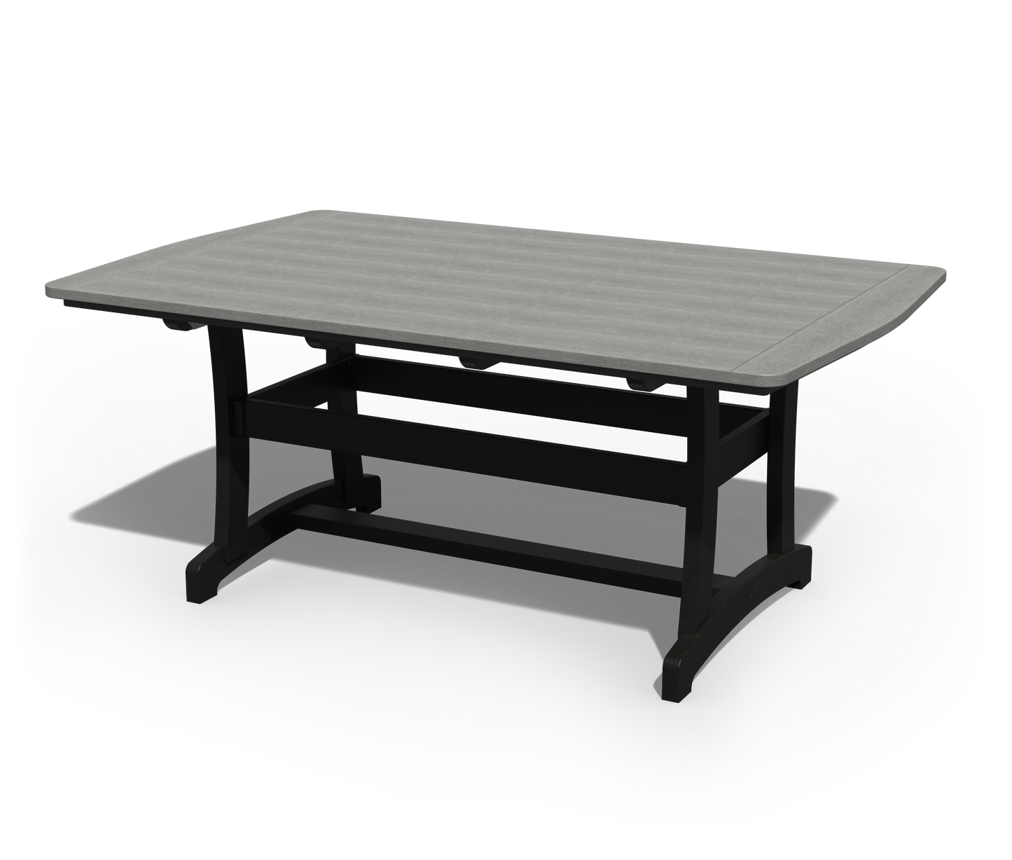 Patiova Recycled Plastic 4'x6' Legacy Dining Table - LEAD TIME TO SHIP 4 WEEKS