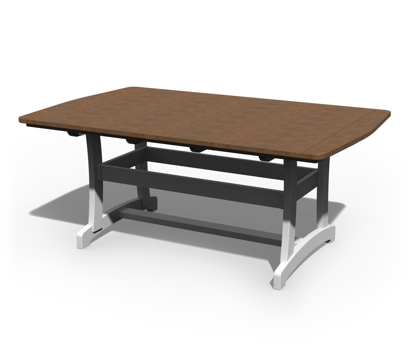 Patiova Recycled Plastic 4'x6' Legacy Dining Table - LEAD TIME TO SHIP 4 WEEKS