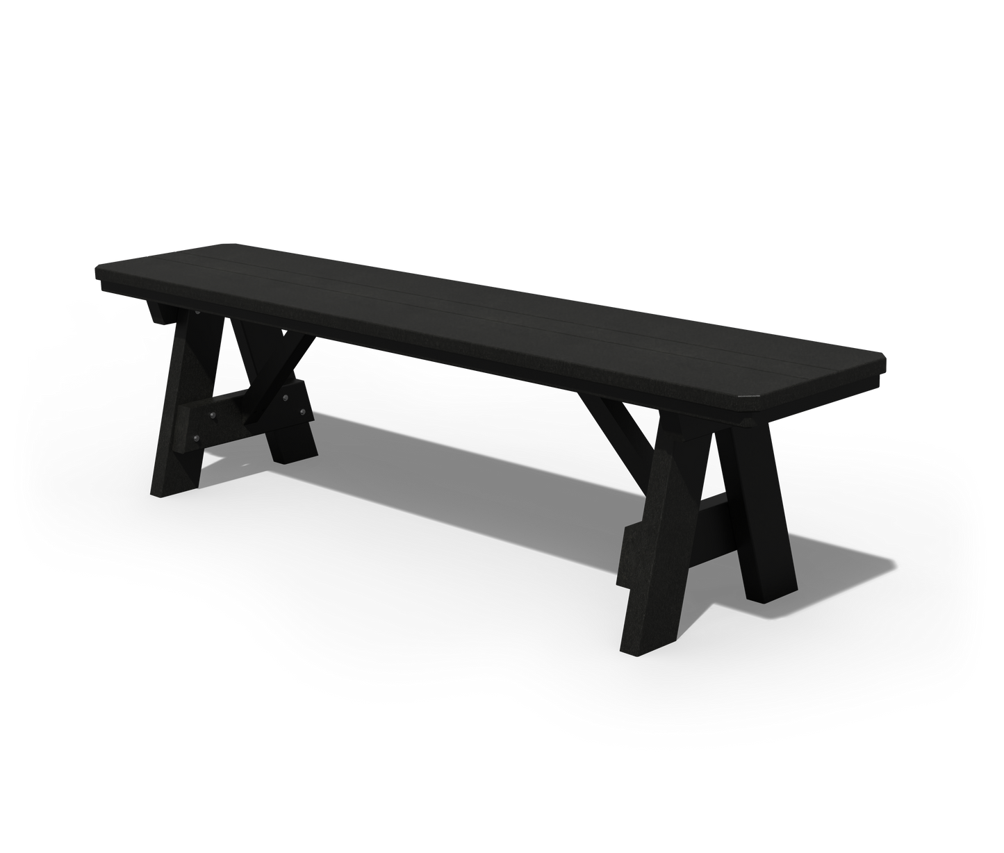 Patiova Recycled Plastic 66" Dining Bench - LEAD TIME TO SHIP 4 WEEKS