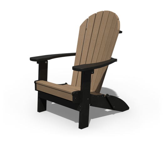 Patiova Recycled Plastic Amish Crafted Adirondack Folding Chair - LEAD TIME TO SHIP 4 WEEKS