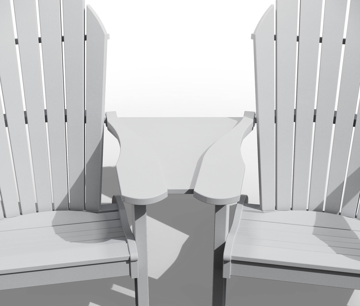 Patiova Recycled Plastic Adirondack Chair Centerpiece (CHAIRS SOLD SEPARATELY) - LEAD TIME TO SHIP 4 WEEKS