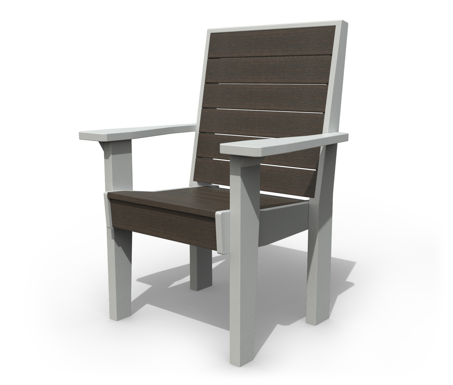 Patiova Recycled Plastic Urban Harbour Dining Arm Chair - LEAD TIME TO SHIP 4 WEEKS