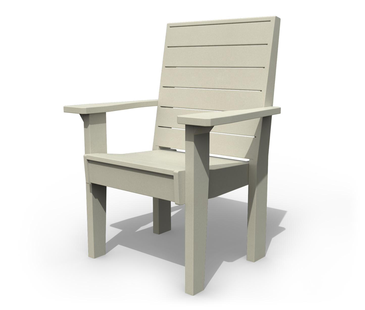 Patiova Recycled Plastic Urban Harbour Dining Arm Chair - LEAD TIME TO SHIP 4 WEEKS