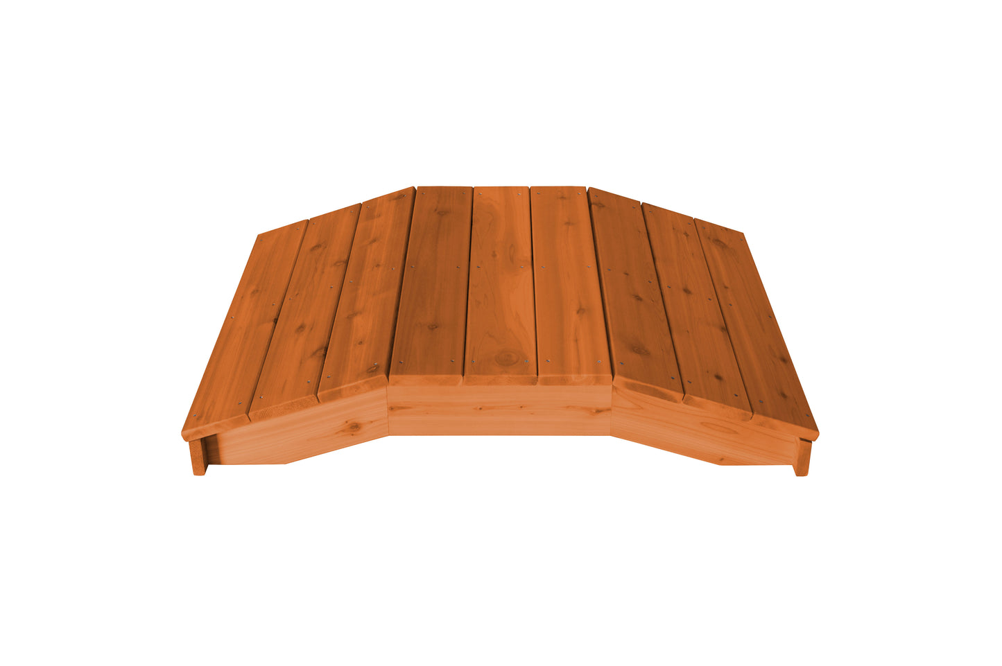 A&L Furniture Western Red Cedar 3'  x  4' Standard Plank Bridge - LEAD TIME TO SHIP 2 WEEKS