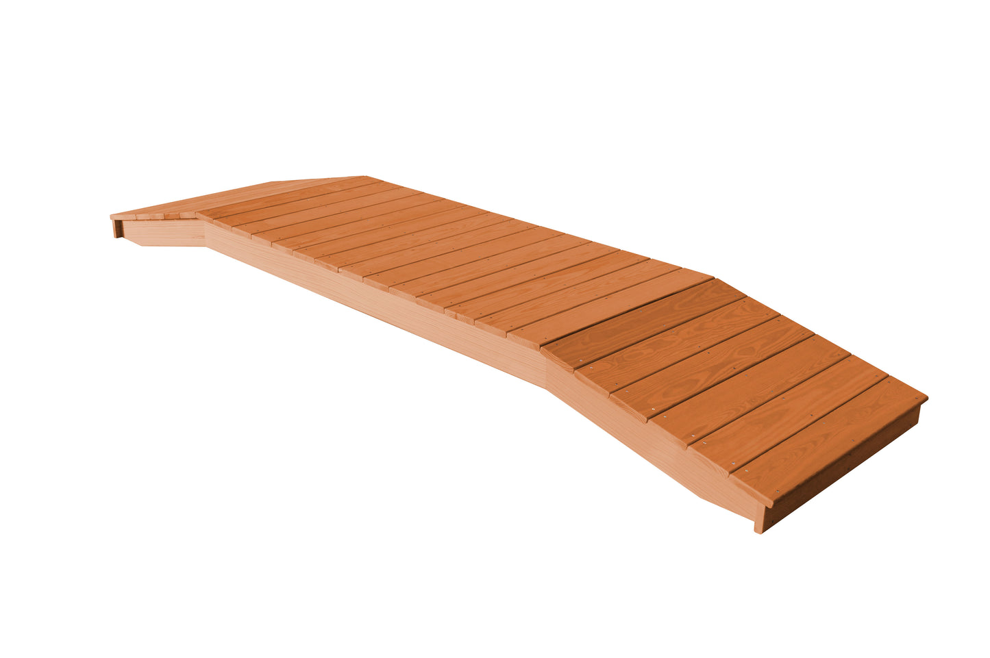 A&L Furniture Pressure Treated Pine 3'  x  10' Standard Plank Bridge - LEAD TIME TO SHIP 10 BUSINESS DAY